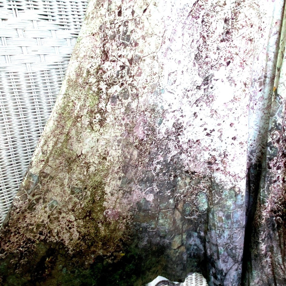Suki + Solaine Abstract Ombre Swing Midi Dress Made in USA Artistic Minimalist L - Picture 4 of 12
